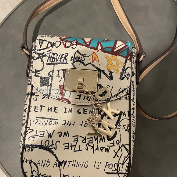 Dkny Handbags - DKNY Multicolor Graffiti Crossbody Bag
